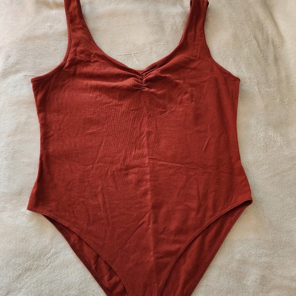 Forever 21 Burnt Orange Tank Bodysuit